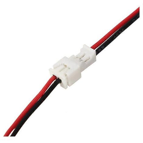 Lot de 20 connecteurs Mini JST PH 1,25 à 2 broches mâle/femelle, comme illustré.