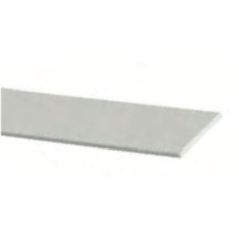 Lot de 20 Cornières plat PVC blanc - 2 m