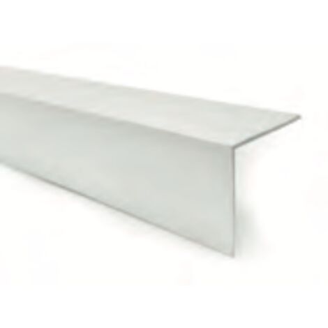 Lot de 20 Cornières PVC blanc - 2 m