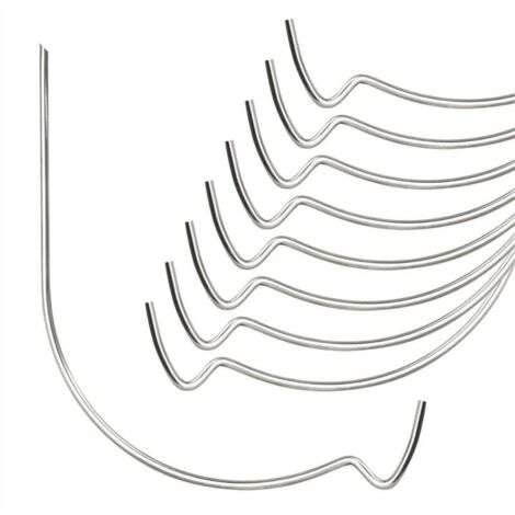 Lot de 20 Crochets pour Cloisons Sèches en Acier Inoxydable Kit Suspension Tableaux Mural