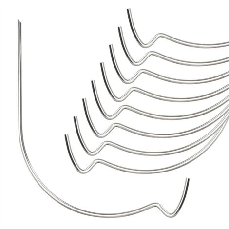 Lot de 20 Crochets pour Cloisons Sèches en Acier Inoxydable Kit Suspension Tableaux Mural