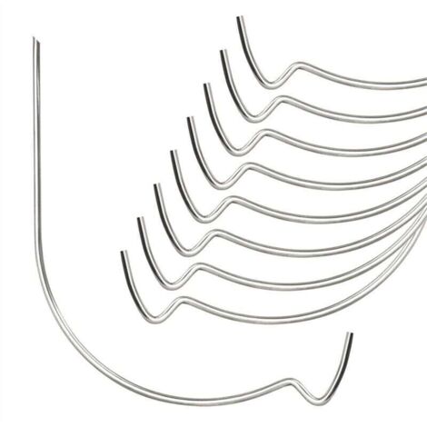 Lot de 20 Crochets pour Cloisons Sèches en Acier Inoxydable Kit Suspension Tableaux Mural