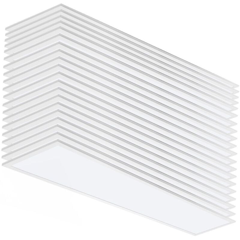 Arum Lighting - Lot de 20 Dalles lumineuses led 40W 1200 x 300 mm garantie 3 ans Température de Couleur: Blanc neutre 4000K