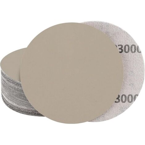 Lot de 20 disques abrasifs en carbure de silicium 150 mm grain 3000