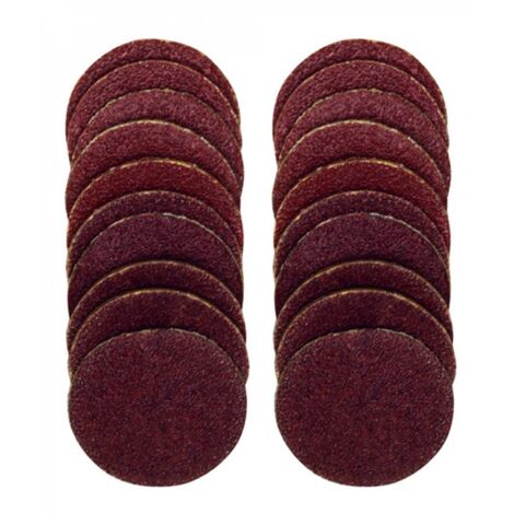Lot de 20 disques abrasifs en corindon Ø 18 mm - Proxxon