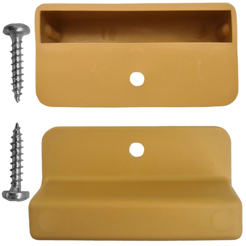 Scm Créations - 20 embouts Latte 53mm avec vis, agrafer / visser capuchon plastique Renforcé Sommier lit canapé clic clac bz Fixation support