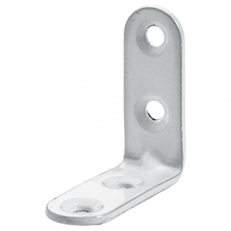 Hettich – Lot de 20 équerres de fixation acier époxy – Longueur 40mm – Pour assemblage solide – Finition durable et résistante