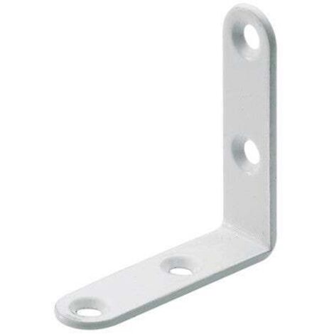 Lot De 20 Équerres De Chaise Acier Époxy Hettich, L.50 Mm