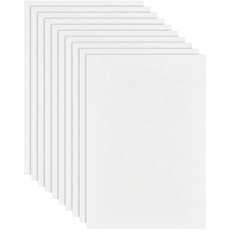 Fei Yu - Lot de 20 feuilles de papier rectangulaire en fibre de céramique, 11,6 x 8,2 pouces, blanc, pour four à micro-ondes, pour bricolage, fusion
