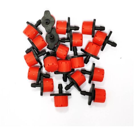 Lot de 20 goutteurs couleur rouge