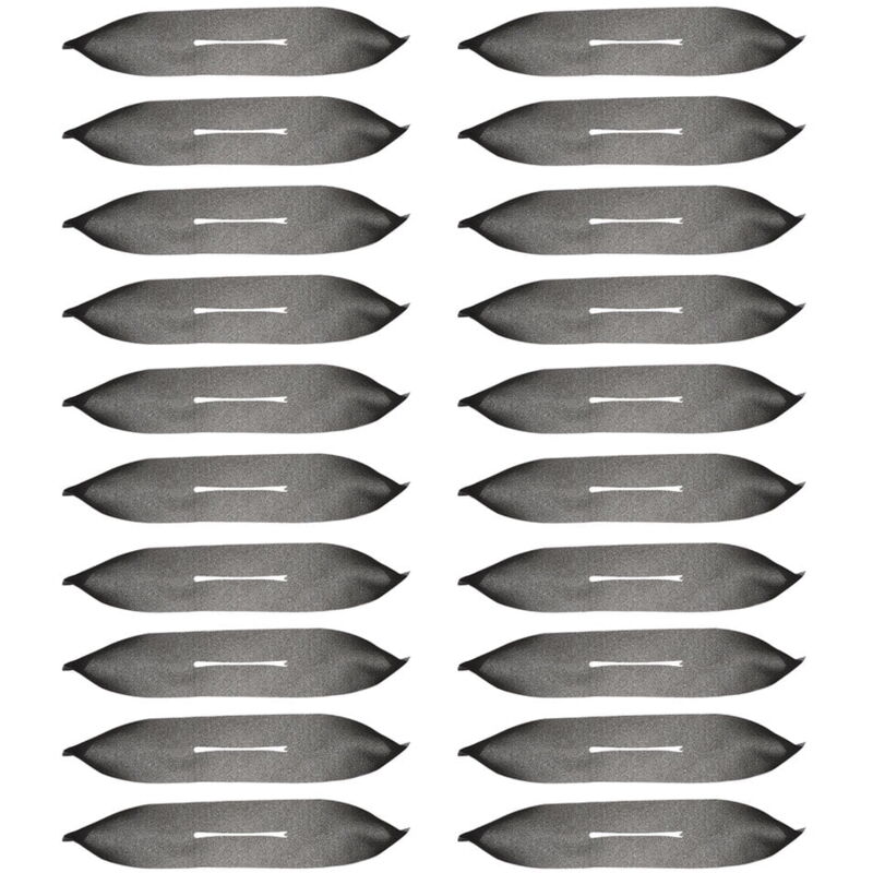 Lot de 20 housses de cintre simples en éponge antidérapantes pour cintres