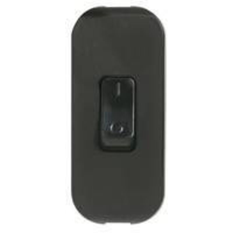 Legrand – Interrupteur pour lampe à bascule 2A 250V – Coupure bipolaire – Touche noire – Compatible câbles plats 2x0,75 mm² – 40194 Legrand – Interrupteur pour lampe à bascule 2A 250V – Coupure bipolaire – Touche noire – Compatible câbles plats 2x0,75 mm² – 40194