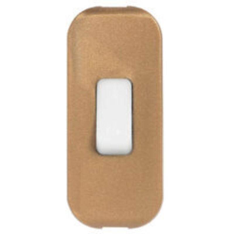 Legrand – Interrupteur à bascule 2A 250V – Touche luminescente – Finition vieil or – Mécanisme va-et-vient pour lampes de chevet Legrand – Interrupteur à bascule 2A 250V – Touche luminescente – Finition vieil or – Mécanisme va-et-vient pour lampes de chevet