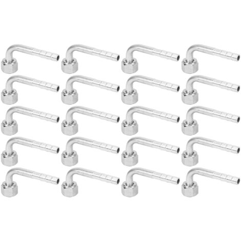 Lot de 20 joints de climatisation en aluminium, connecteur pratique pour climatisation de voiture, construction durable pour camion.
