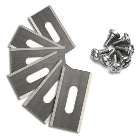 ATALL Lot de 20 lames de gazon pour Husqvarna avec double lame aiguise en acier inoxydable 36.5x18.5x0.65mm