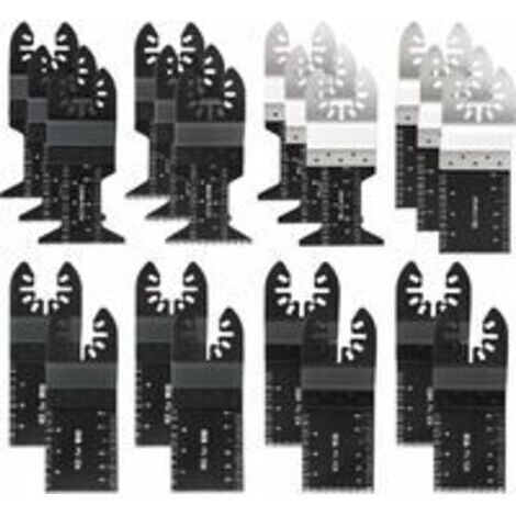 Lot de 20 lames de scie oscillante professionn universs pour scie multifonction à libération rapide ，Tondeuse multifonctionn accessoires pour outils électriques scie oscillante lame de sci