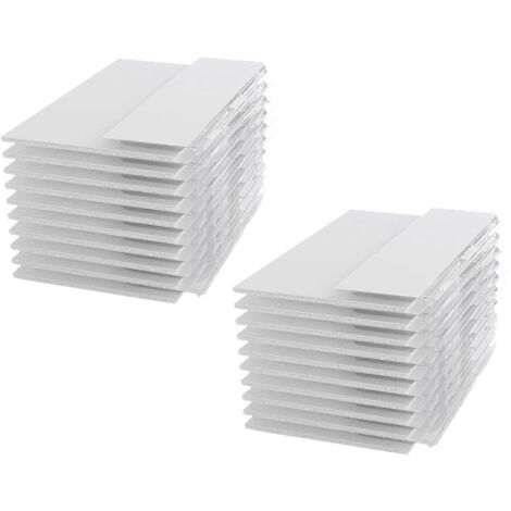 Lot de 20 lingettes de rechange pour aspirateur balai sans fil à sols durs