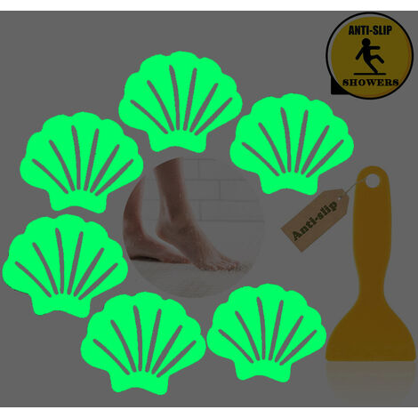 Autocollants Antidérapant Douche et Baignoire - XXL Patchs - Rond 10 cm - A