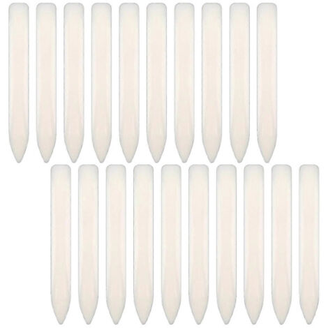 Lot de 20 outils plioirs en os, plioirs en plastique pour loisirs créatifs, pliage de papier et scrapbooking
