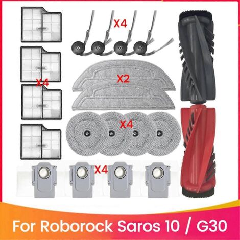Lot de 20 pièces de rechange pour balais principaux doubles Saros 10/G30