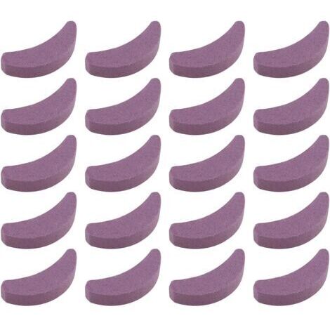 Lot de 20 pierres à aiguiser violettes pour tronçonneuse, outils de meulage pour affûteuse de dents de scie électrique