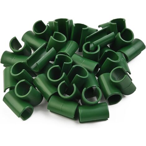 Lot de 20 pinces de fixation pour supports de jardin, cadre de jardin, ZQKLA