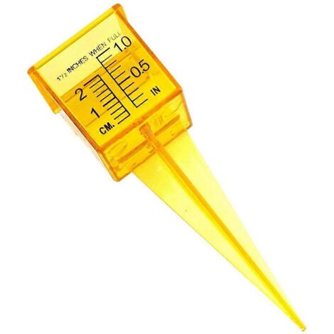 Lot de 20 pluviomètres réutilisables pour arroseur de jardin.