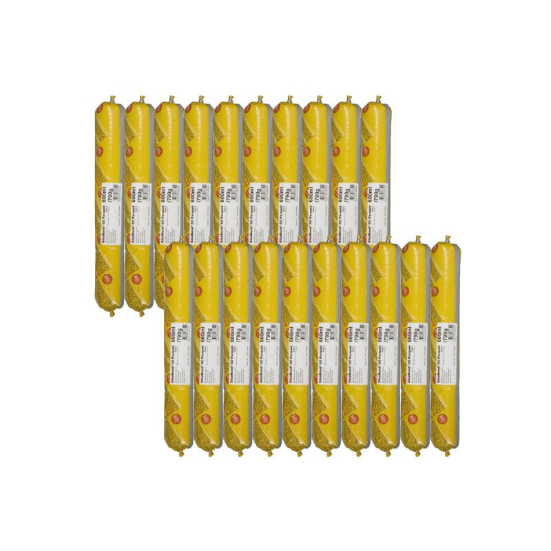Sika - Lot de 20 poches colle élastique Bond 52 Parquet - 600ml