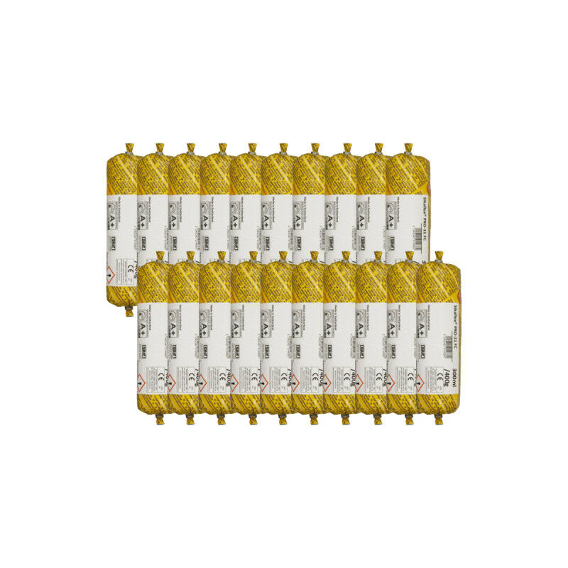 Sika - Lot de 20 recharges mastic colle flex pro 11 fc Purform - Marron - 300ml - 644877x20 - Marron