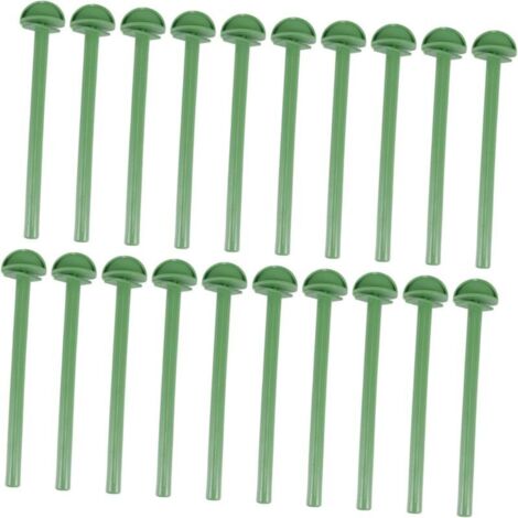 Lot de 20 poteau debout pour oiseaux en plastique perchoir pour le repos du perroquet perroquet perroquet pour les oiseaux oiseaux robe stand cage d'oiseaux (plastique)