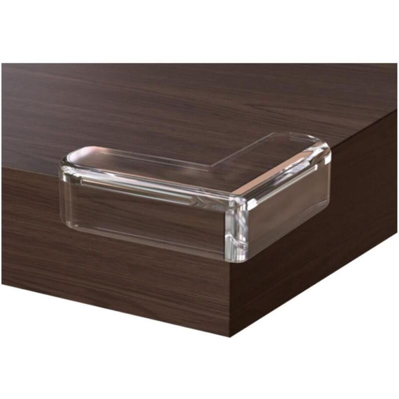 Lot de 20 protections d'angle pour bébé, coins et bords de meubles, sécurité enfant pour bureau, cheminée, coins souples avec super colle renforcée