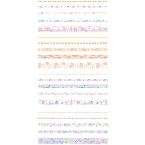 Lot de 20 rouleaux de ruban adhésif japonais Washi en feuille d'or pour décoration de journaux, scrapbooking, emballage cadeau, 2 mètres