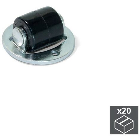 Lot de 20 Roulettes auxiliaire à galet pour meubles Emuca D. 13 mm