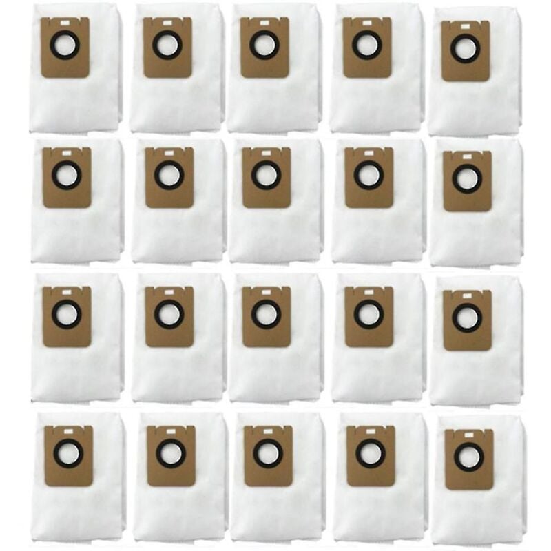 Fei Yu - Lot de 20 sacs à poussière pour aspirateur robot Xiaomi Dreame Bot D10 Plus
