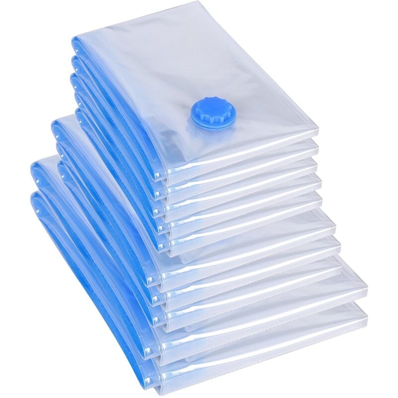 Haloyo - Lot de 20 sacs de rangement sous vide transparents pour garde-robe