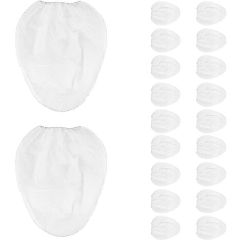 Lot de 20 sacs-filtres, filtre à peinture de 5 gallons avec fermeture élastique, blanc