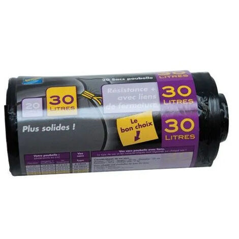 PUBLI EMBAL SAC POUBELLE 30L X20 NF 50X70PXRE3025 1037415