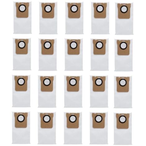 Lot de 20 sacs pour aspirateur Xiaomi Mijia - Sacs poubelle pour le nettoyage domestique-AquaForge