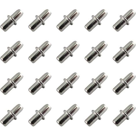 Lot de 20 Support Etagere 5 mm-Supports d'étagère-Taquets pour étagères-Support de planche-pour Meubles, Armoires.