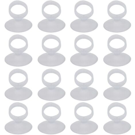 Lot de 20 supports pour plantes aériennes, pots pour Tillandsias avec ventouse pour suspension (plantes non incluses)