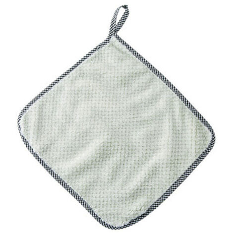 Lot de 20 tampons à récurer double face en polaire corail à suspendre pour cuisine, grille melon, chiffon de nettoyage absorbant non pelucheux