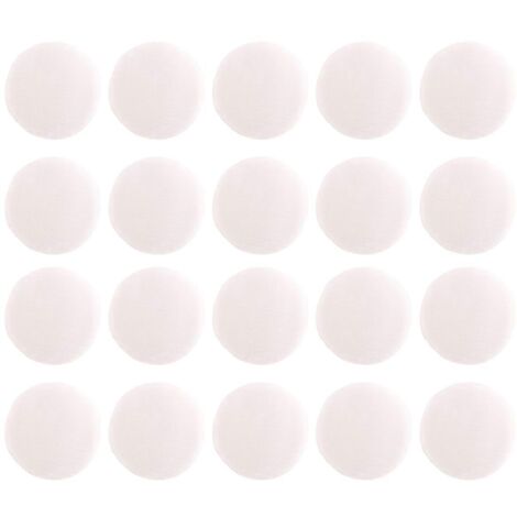 Lot de 20 tampons de polissage automobile de 125 mm, polisseuse en fibre de 5 pouces pour l'entretien de la peinture de la carrosserie.