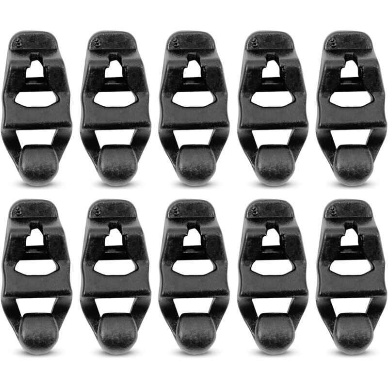 Lot de 20 tendeurs de cordon de tente, ajusteurs de cordon coulissant, boucle de serrage pour corde de tente pour le camping