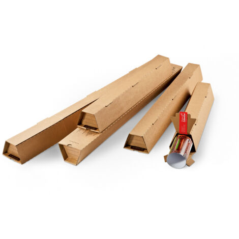Lot de 20 Tube d'expédition trapézoïdale 43 x 5,5-10,5 x 7,5