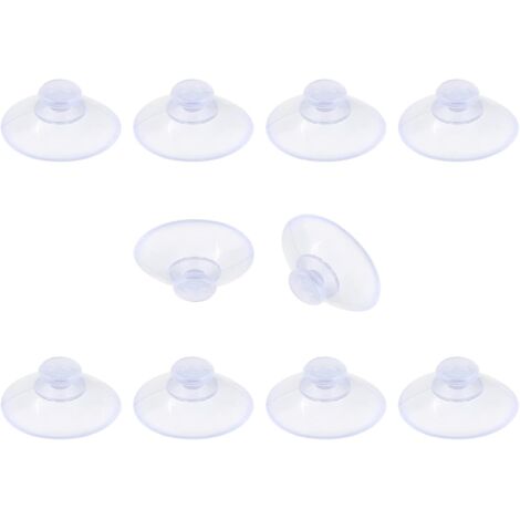 Lot de 20 ventouses de 20 mm en plastique sans crochets pour usage extérieur