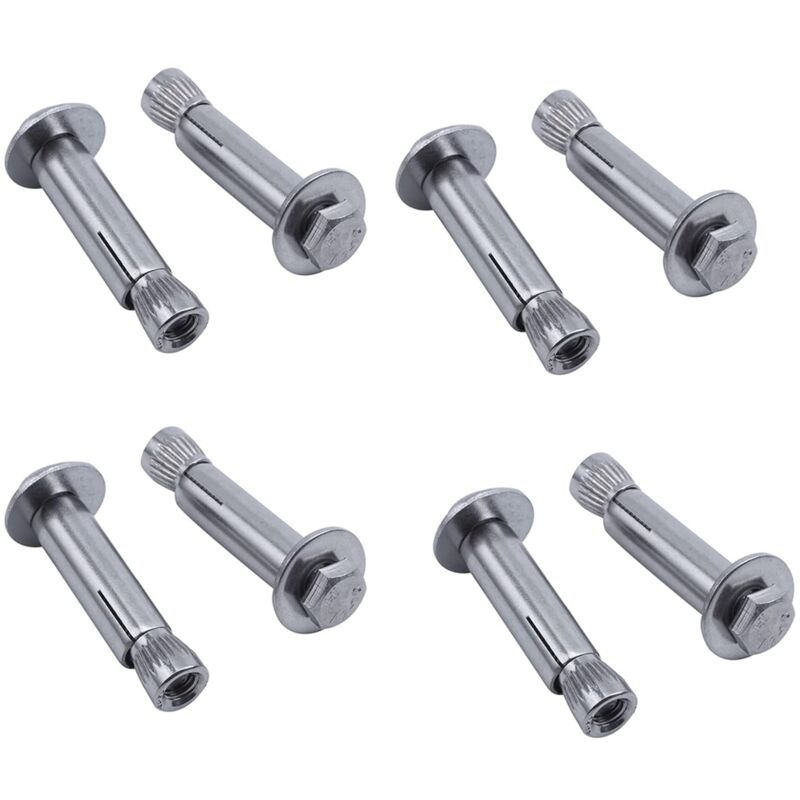 Roleader - Lot de 20 vis d'ancrage à manchon hexagonal M6 x 40 mm