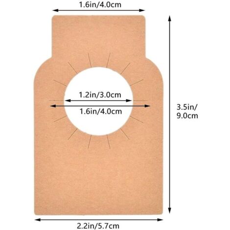 Lot de 200 étiquettes en papier kraft pour bouteille de vin, porte-bouteille, porte-bouteille, champagne, boisson, marron