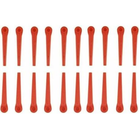 Lot de 200 lames de rechange en plastique pour tondeuse à gazon Gardena