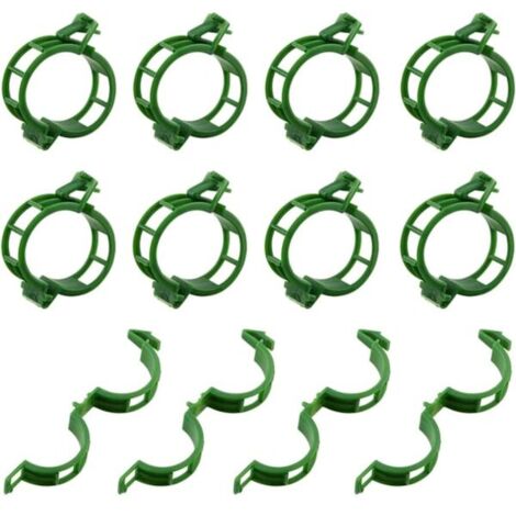 Lot de 200 tuteurs en plastique pour plantes, idéal pour le jardin, pour tomates, vignes, fleurs, légumes, tiges, G - AquaForge