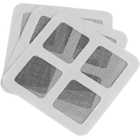 Lot de 21 Pcs Patch Ruban de Réparation Adhésif 10 x 10 cm pour Filet Moustiquaire Fenêtre Porte Anti-Insectes Anti-moustiques